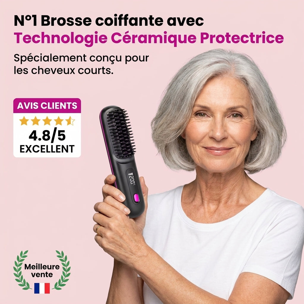 Cera Brush | Cheveux lisses et coiffés en moins de 5 minutes